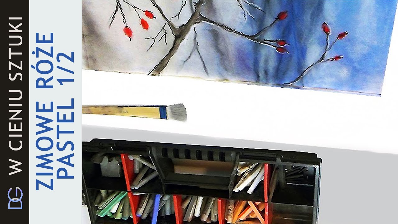 Leniwa zimowa róża #pastel - część 1/2
