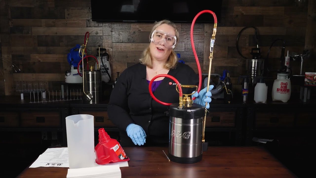 How to Fill and Use the B&G 5L Tank Sprayer