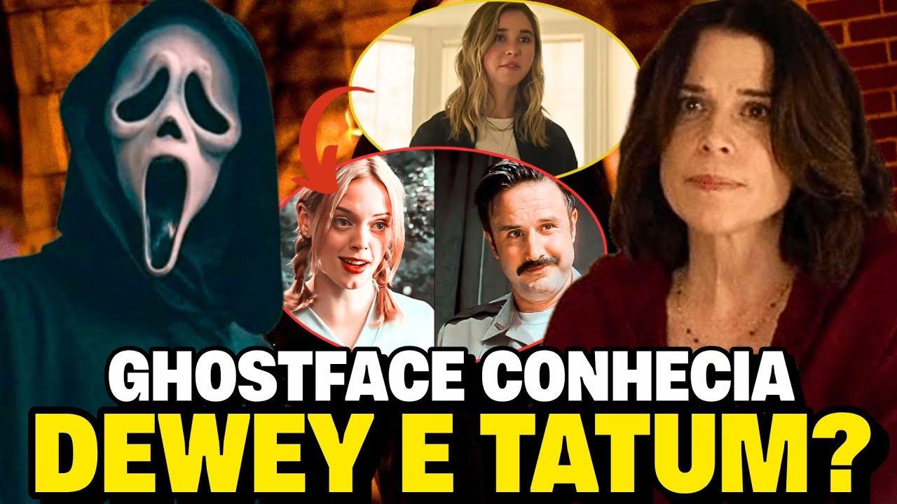 GHOSTFACE EST&Aacute; CONECTADO A TATUM E DEWEY EM P&Acirc;NICO 7! - Teoria pra Scream 7