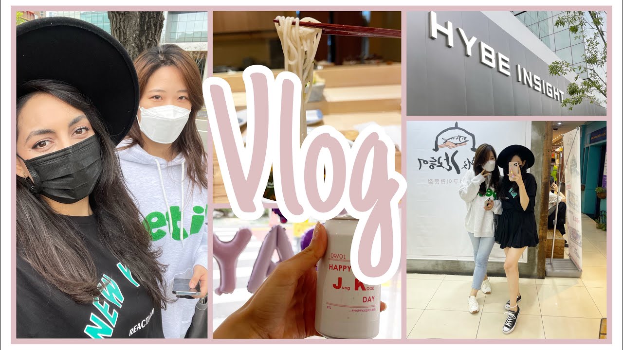 [Vlog #18] Kore’de Günlük Vlog | Koreli Arkadaşımla Hybe Müzesine Gittik | BTS JK Doğum Günü 🍣