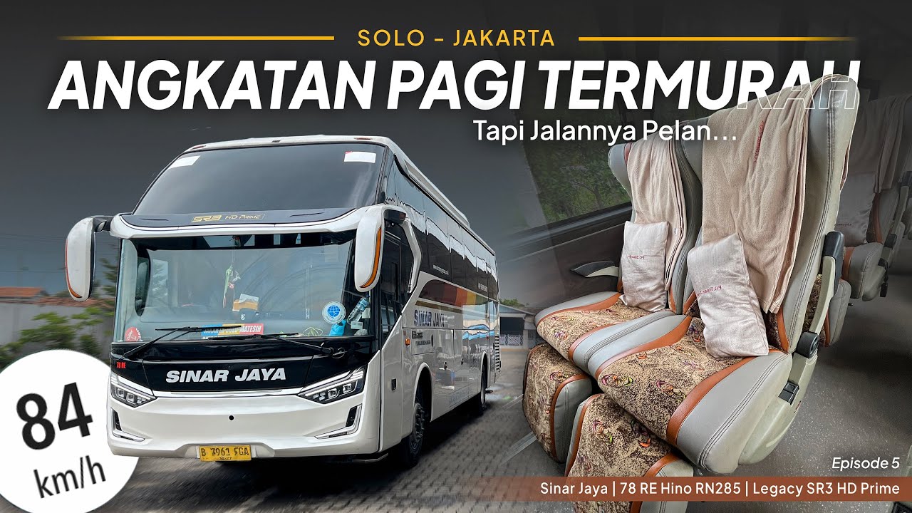 TERMURAH DIJALURNYA, TAPI PERJALANANNYA LAMA.. APAKAH WORTH IT? | Trip Report Bus Sinar Jaya