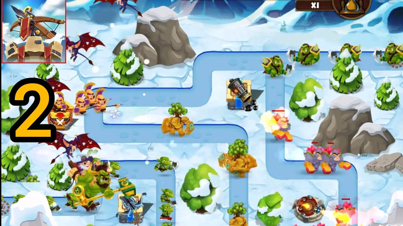 Tower Defense War Gameplay - Tower Defense Mobile Game - Android & ios Gameplay - Tower Defense 
