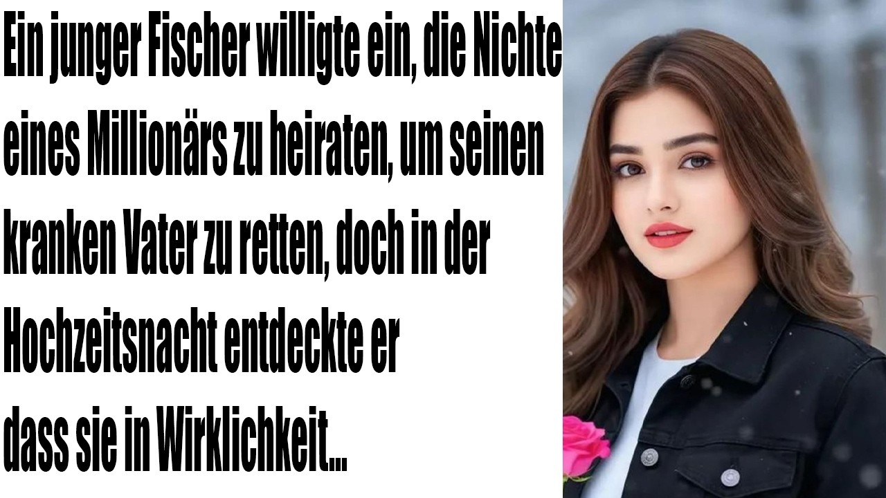 Ein junger Fischer heiratet Millionärs-Nichte, um seinen Vater zu retten—doch dann geschieht es