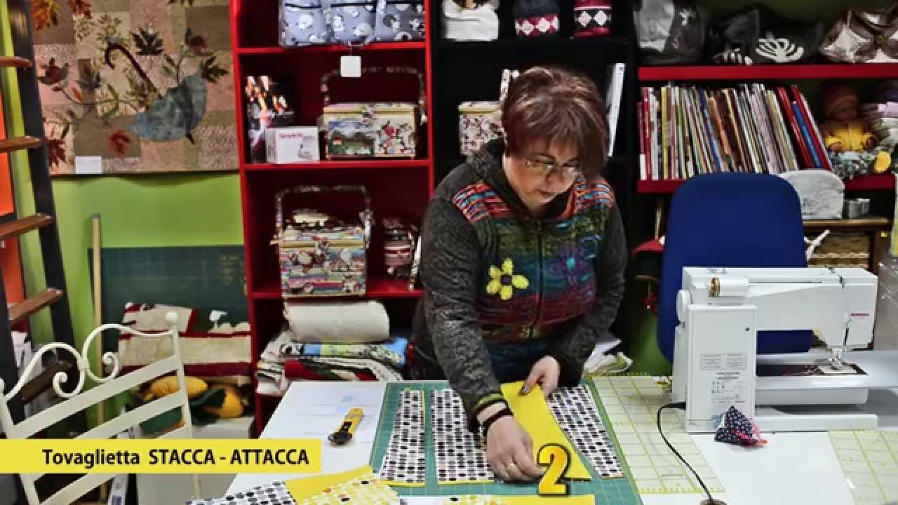 Tessilesa Tovaglietta Stacca Attacca_tutorial