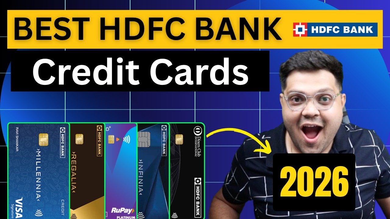 Top 5 Best HDFC Credit Cards 💥 || HDFC Credit Cards - Best in 2026