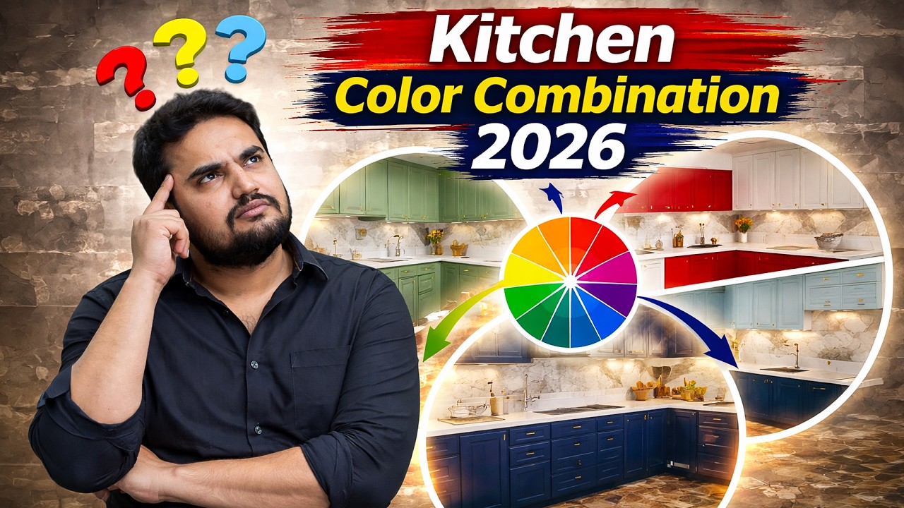 Best Kitchen Color Combination 2026 | 12 Ready Color Codes + Brand | Demanded Video🫣👌