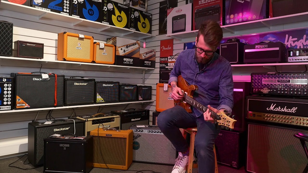 Gitarrförstärkare från Fender och Boss - Gustav på Andreasson Musik demar