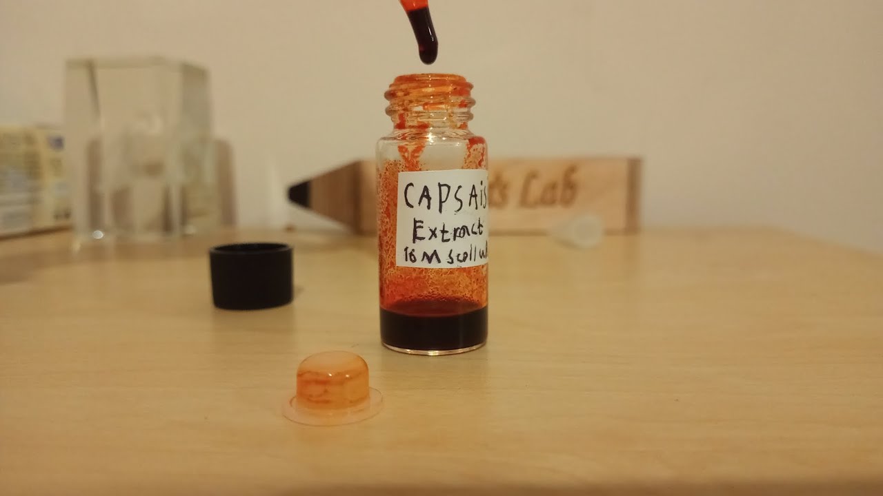 Tasting Capsaicin Extract (Bad Idea)