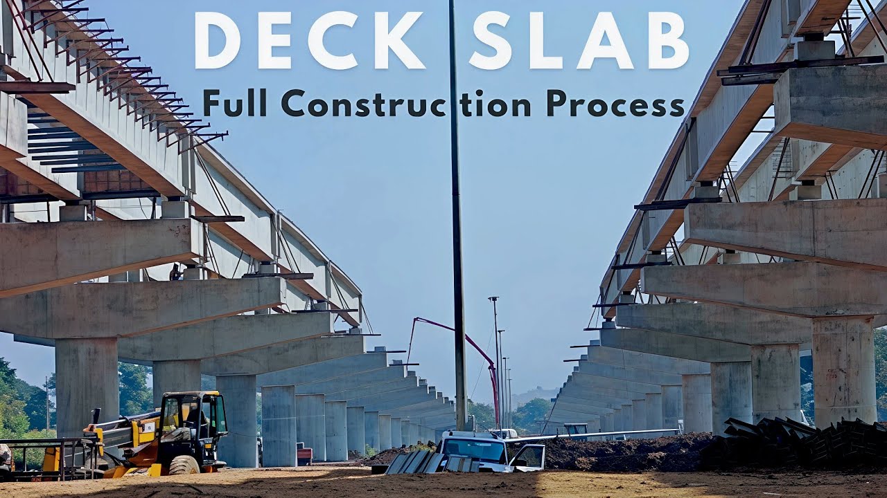 Deck Slab Full Construction Process View,Pune Ring Road 🛣️