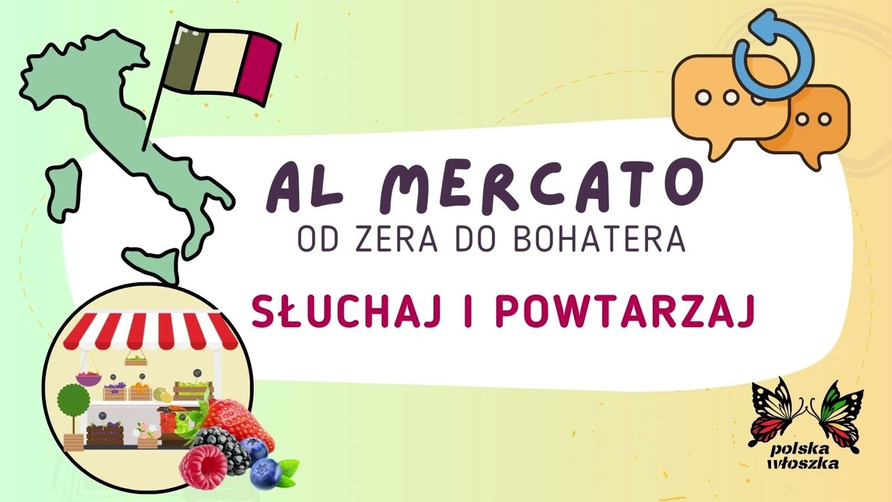 Mów po włosku - Al mercato – przydatne włoskie zwroty - Włoski do kawy i odkurzacza ☕🧹