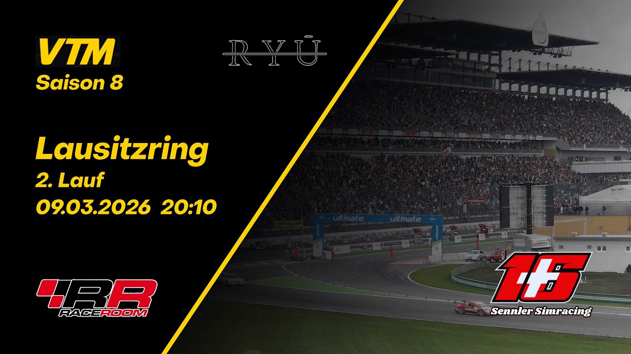 Race 6 Lausitzring | RYU VTM Season 8 | Raceroom