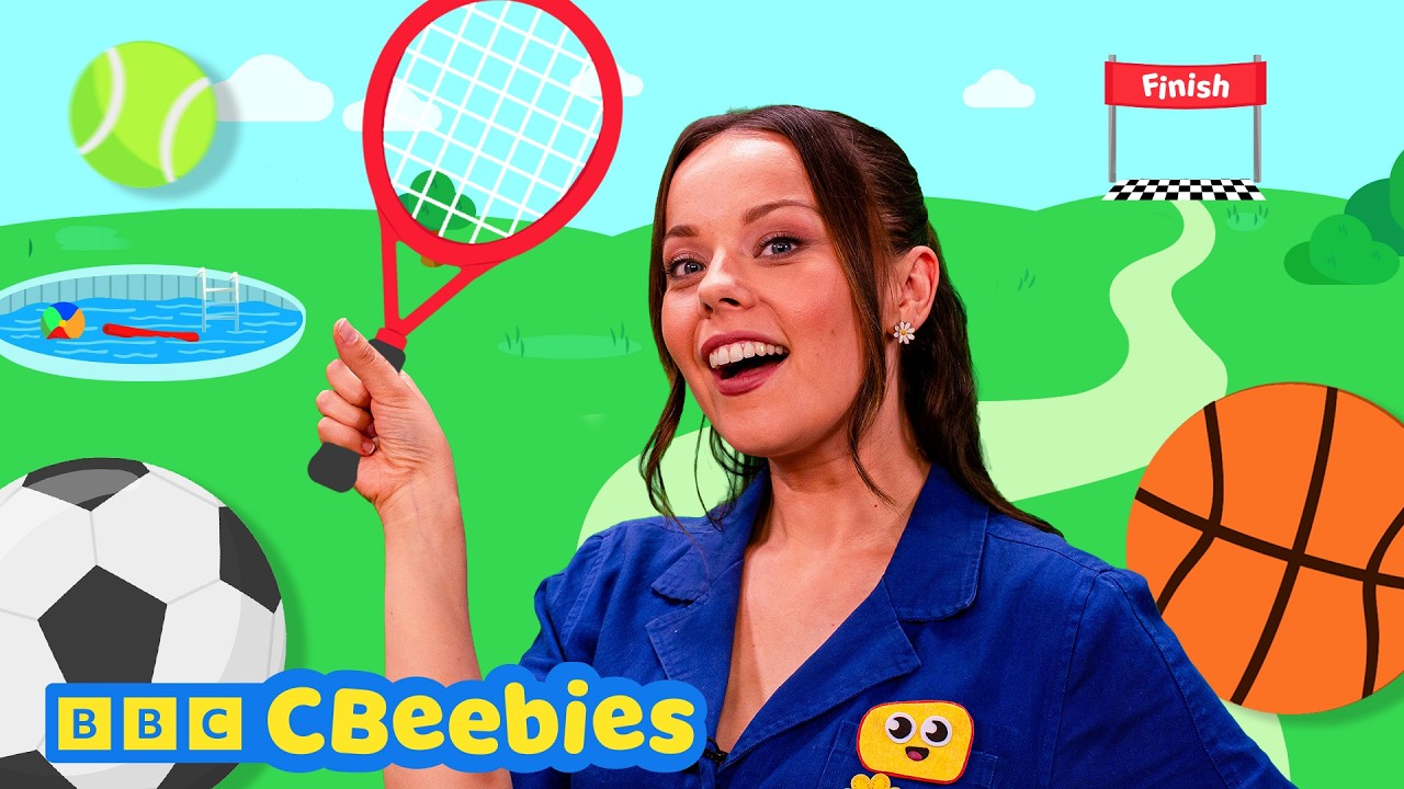 Summer Sports! ☀️🏃&zwj;♀️⚽ Educational Video for Kids with CBeebies Evie and Friends 🌈