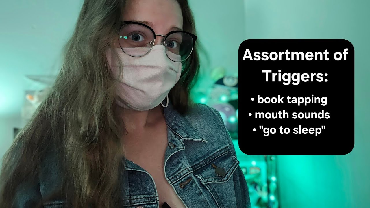 ASMR || Assortment of Triggers: Book tapping 📚, mouth sounds 👄, & 