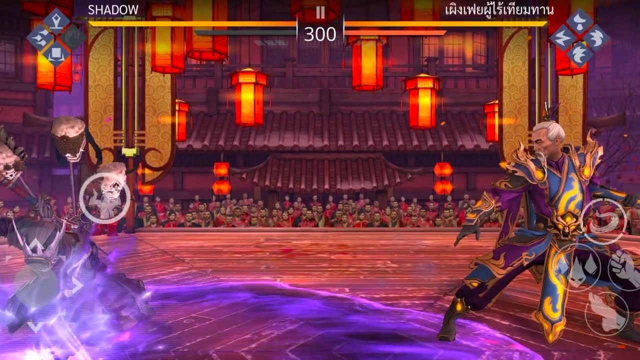 [Shadow fight 3] Dead Forest Triad vs Pengfei the Unrivaled Hard difficulty (Full fight)