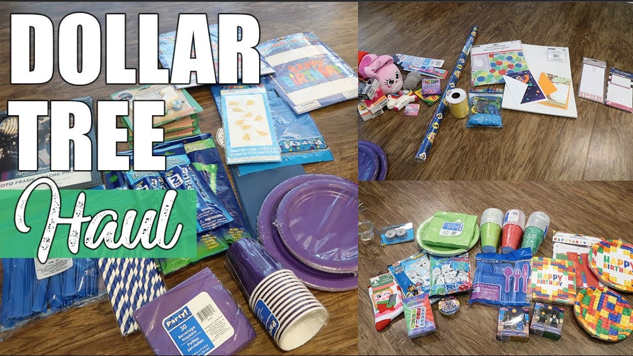 Huge $60 Dollar Tree Haul | Fortnite Birthday DIY, Gifts & More!