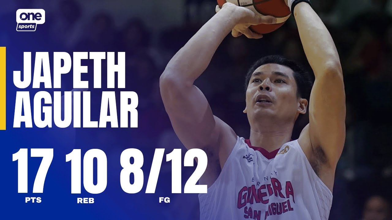 Japeth Aguilar WITH 17-10 performance for Gin Kings | PBA SEASON 50 PHILIPPINE CUP