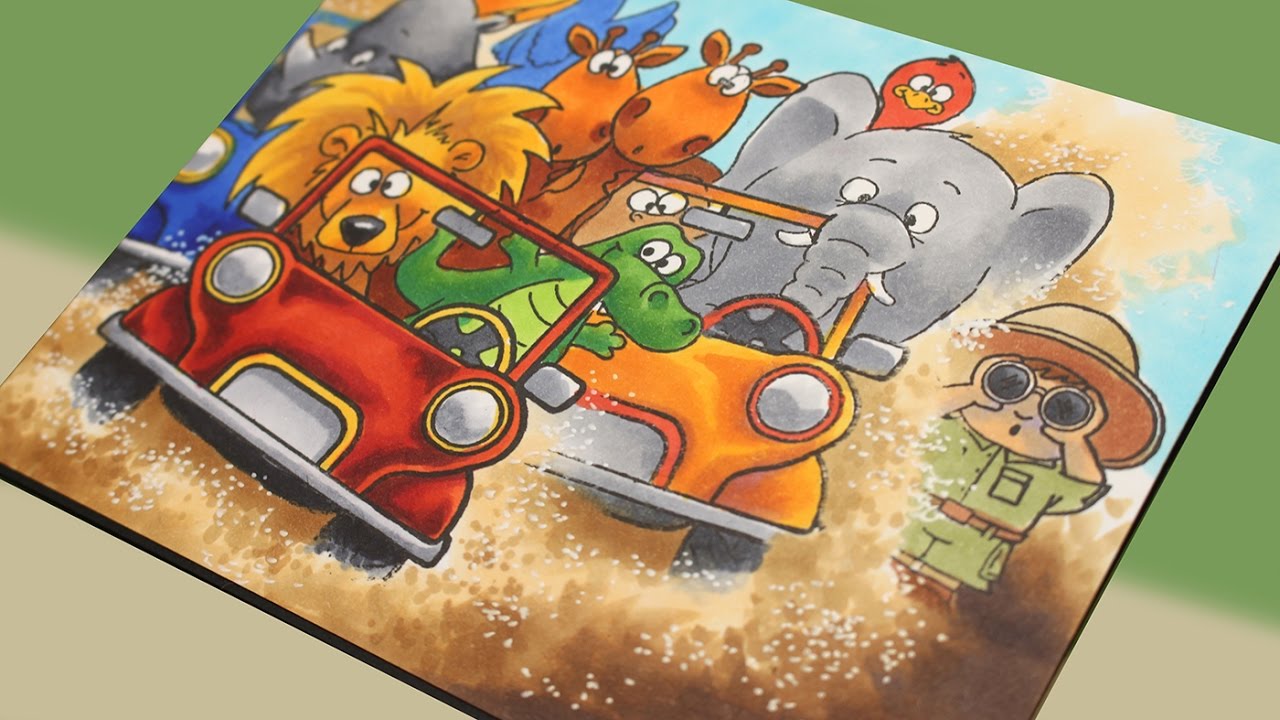 Safari Race card: how many animals fit in a land cruiser?