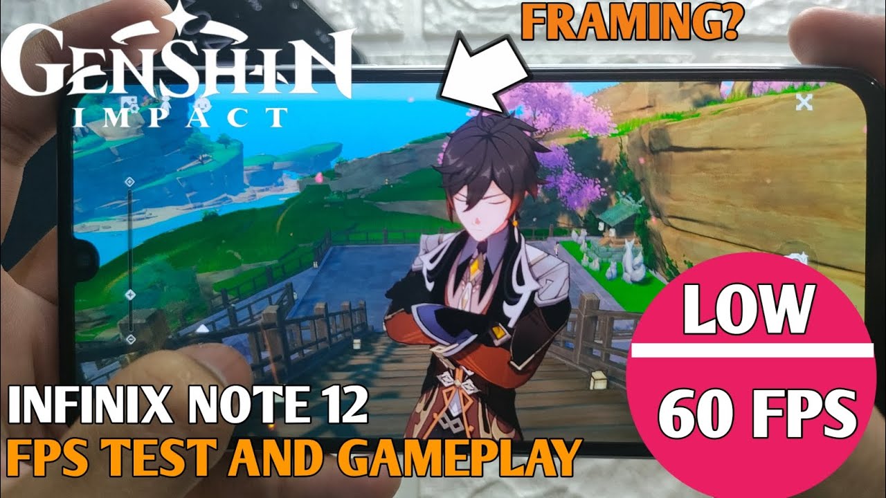 INFINIX NOTE 12 MEDIATEK HELIO G96 GENSHIN IMPACT GAMEPLAY | LOW 60 FPS