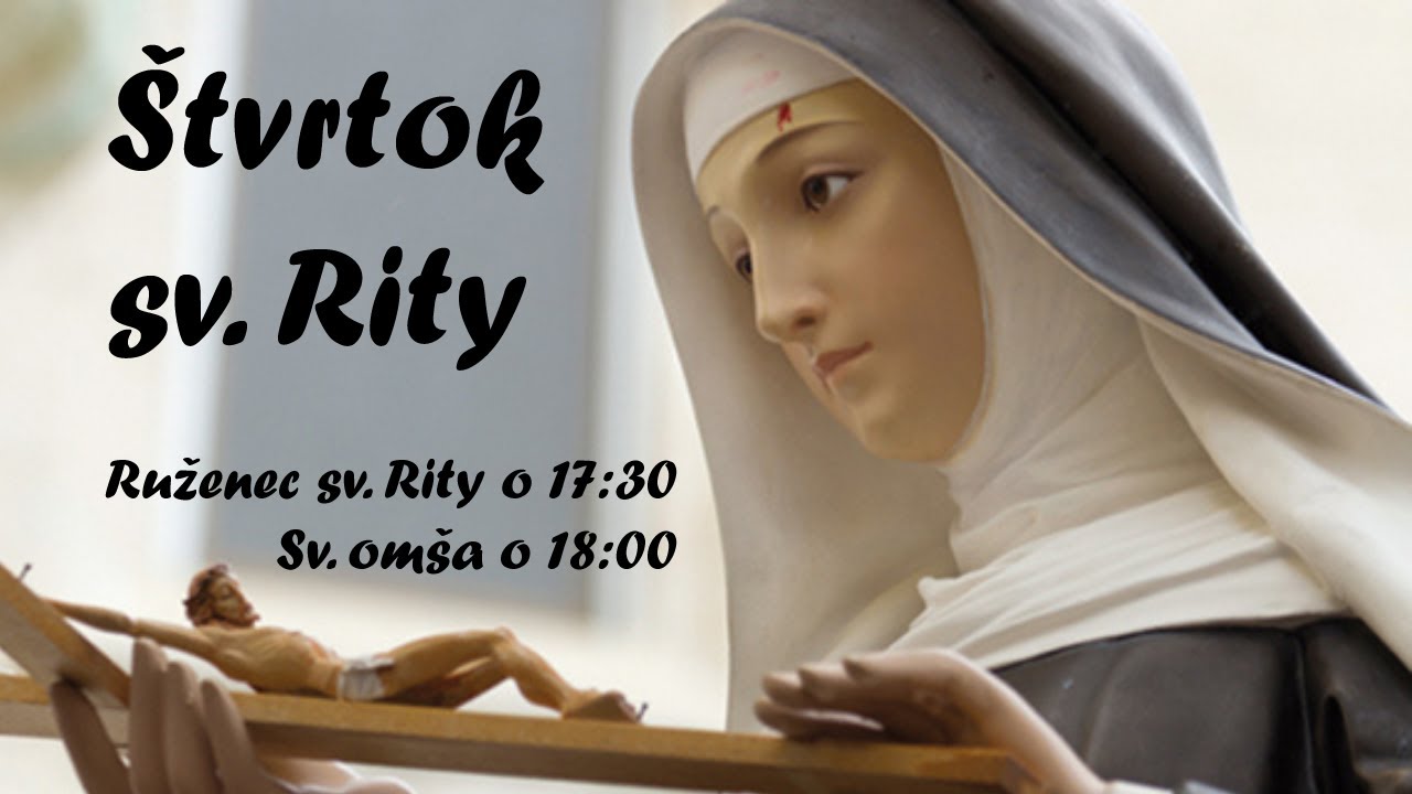 3. štvrtok sv. Rity 26.2.2026