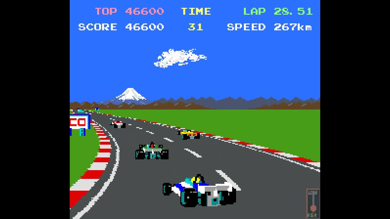 Arcade Game: Pole Position II (1983 Namco/Atari)