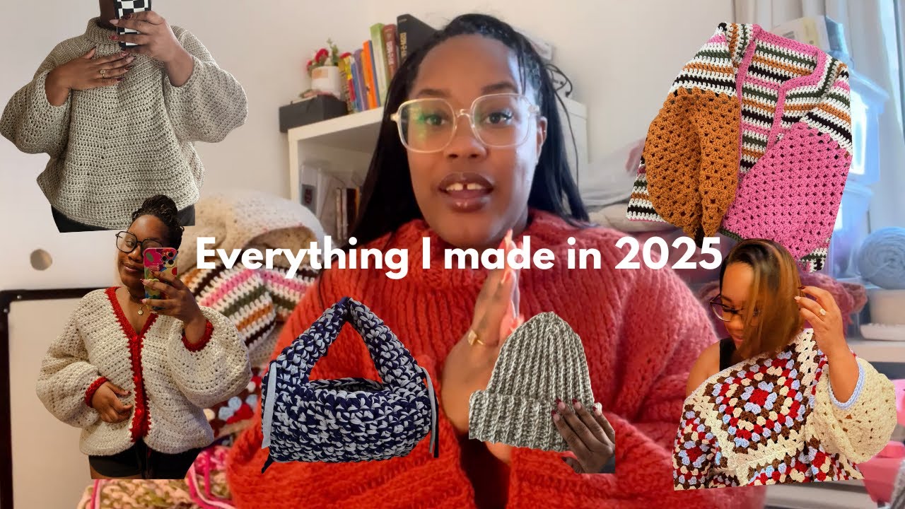 everything i knit and crocheted in 2025