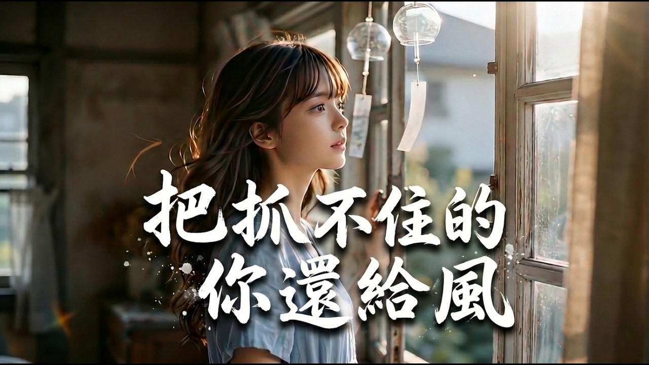 《把抓不住的你還給風》愛一個人不是要把他留下，而是看著他飛向晚霞｜療癒釋懷系情歌｜Aria艾莉亞｜Official Lyric Audio