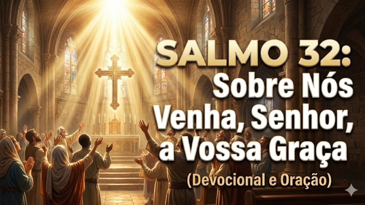 SALMO 32: Sobre Nós Venha, Senhor, a Vossa Graça (Devocional e Oração) 🙏✨