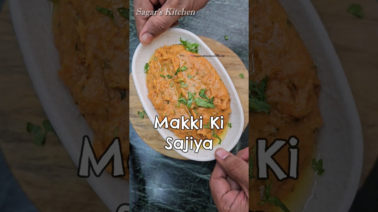 Rajasthan Special Makke Ki Sajiya #YouTubeShorts #Shorts #Viral