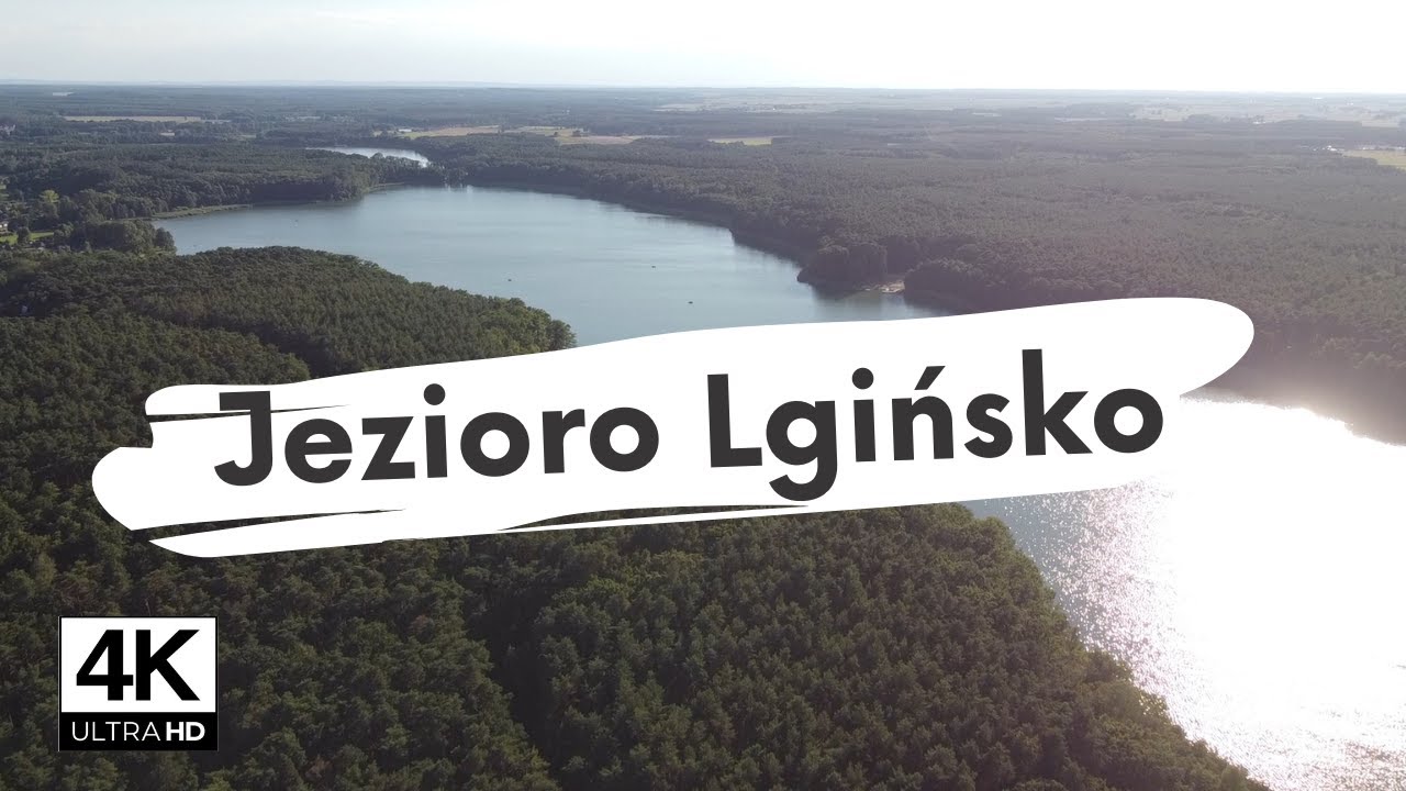 Jezioro Lgińsko z drona #jezioro