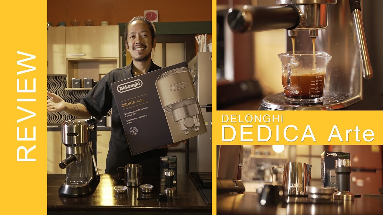 รีวิว เครื่องชงกาแฟโฮมยูส สายมินิมอลเก๋ๆ ที่มีก้านสตรีมนมดีๆ ติดมาด้วย Delonghi Dedica ARTE [EC885m]
