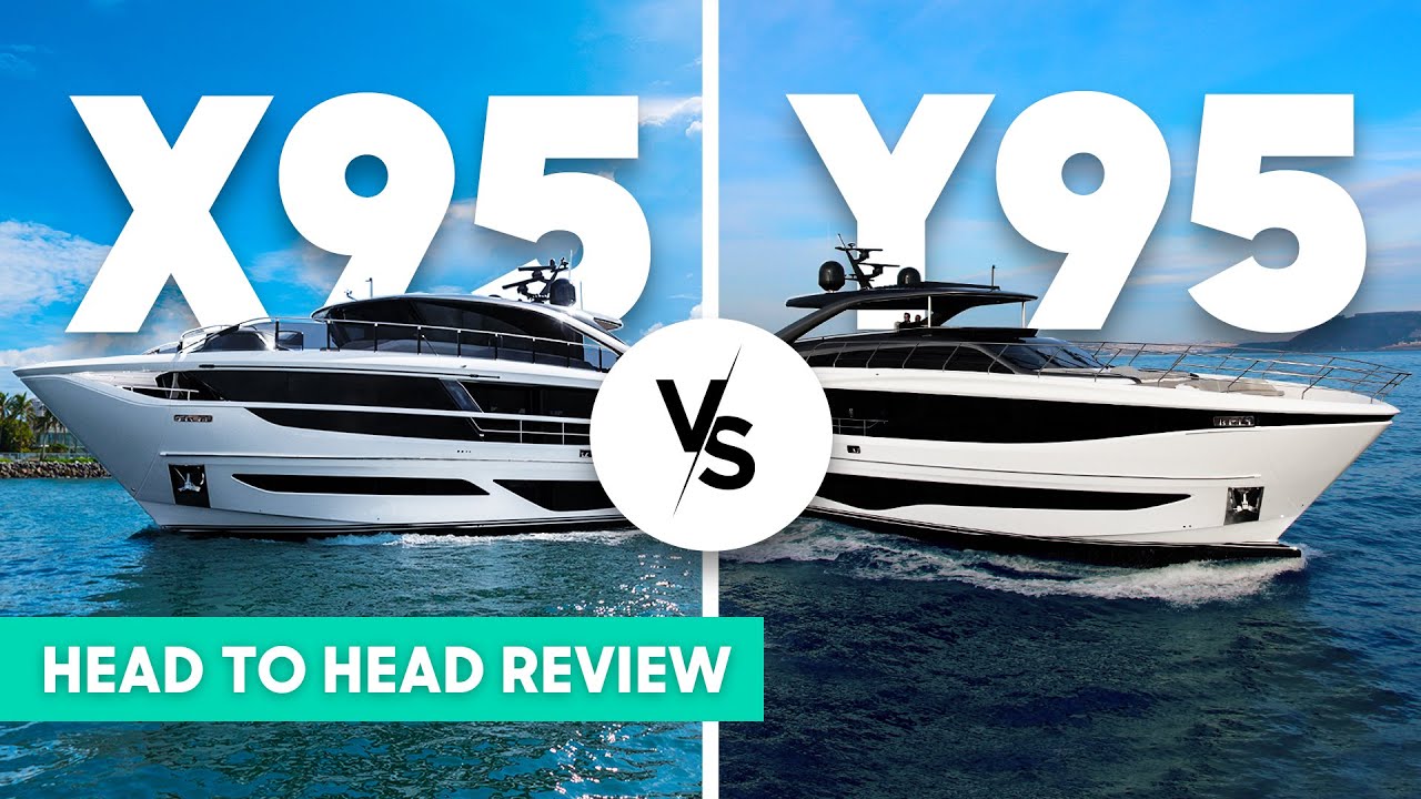 Princess X95 vs Princess Y95 | Head To Head Yacht Tour & Review | YachtBuyer