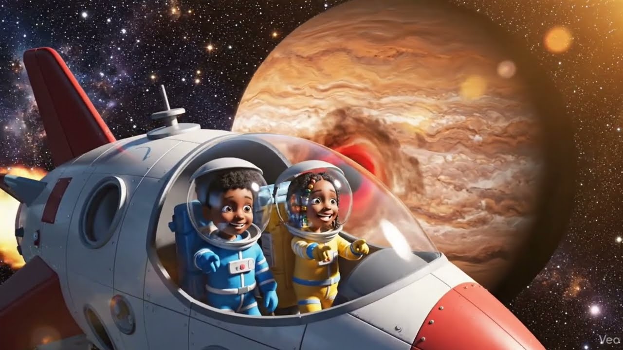 Zoom Zoom Around the Planets 🚀 | Fun Space Song for Kids | Watermelon