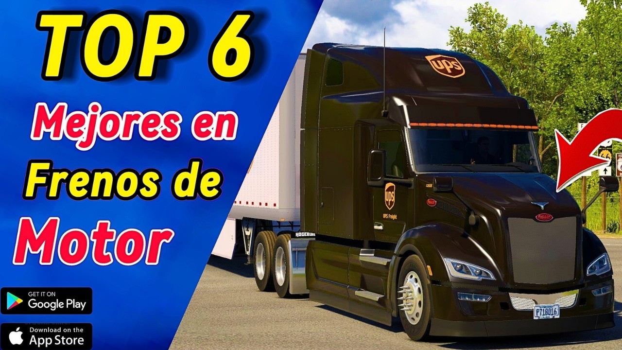 ⚡TOP 6 JUEGOS DE CAMIONES con el FRENO de MOTOR MÁS BRUTAL de 2025 ✔️