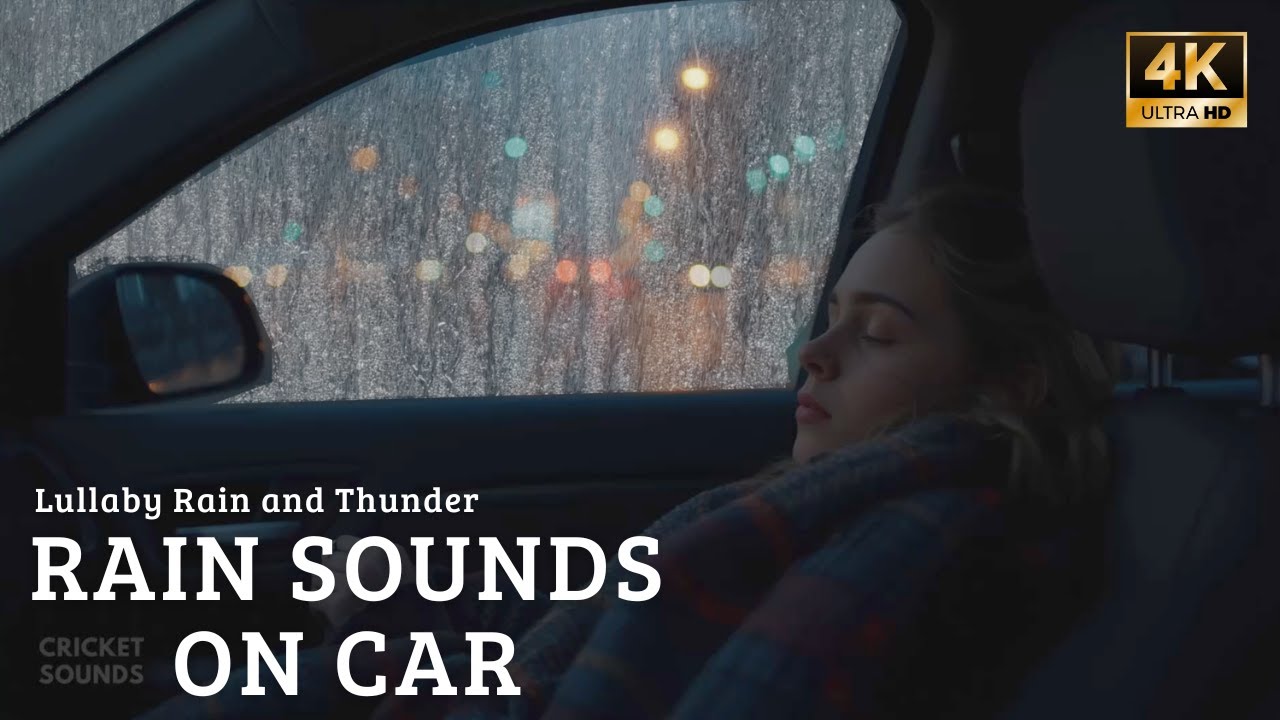 Soothing Rain at Night | Deep Sleep & Insomnia Help | Dark Screen Sleep View