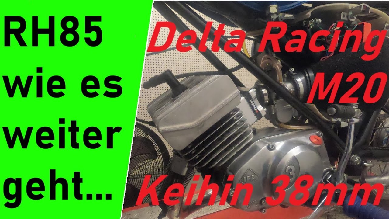 RZT Delta Racing M20 RH85 Membran RD350 Vforce4 AOA6  CO2radtechnik Simson Tuning