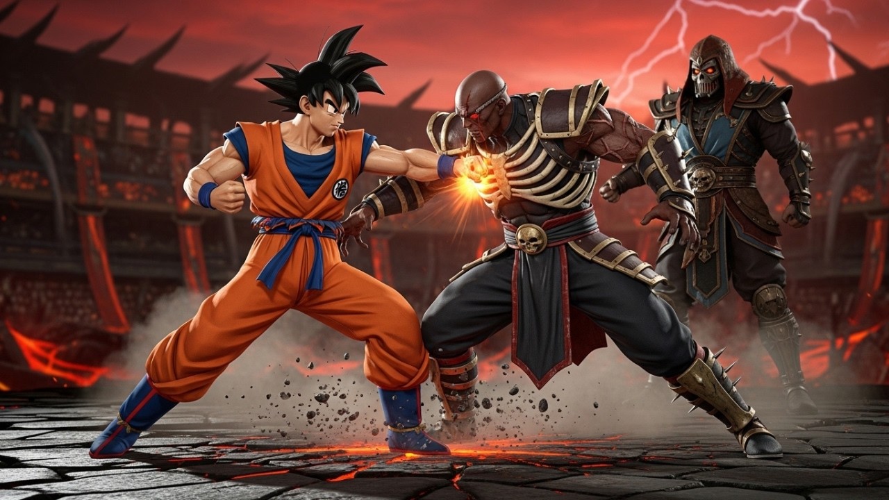 What If Goku Entered Mortal Kombat Universe?