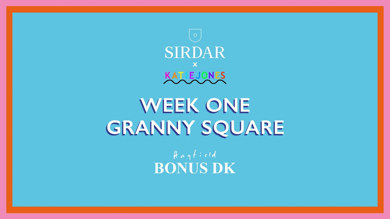 DAY TRIPPER BLANKET CAL: WEEK 1 - GRANNY SQUARE