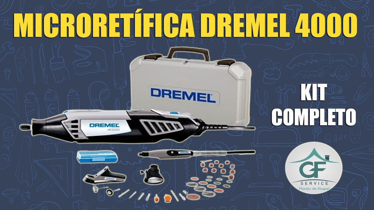 Micro Retífica DREMEL 4000 - Ferramentas #24