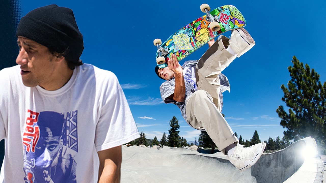 5 Minutes of PURE Erick Winkowski: Camping With The Homies! | Santa Cruz Skateboards