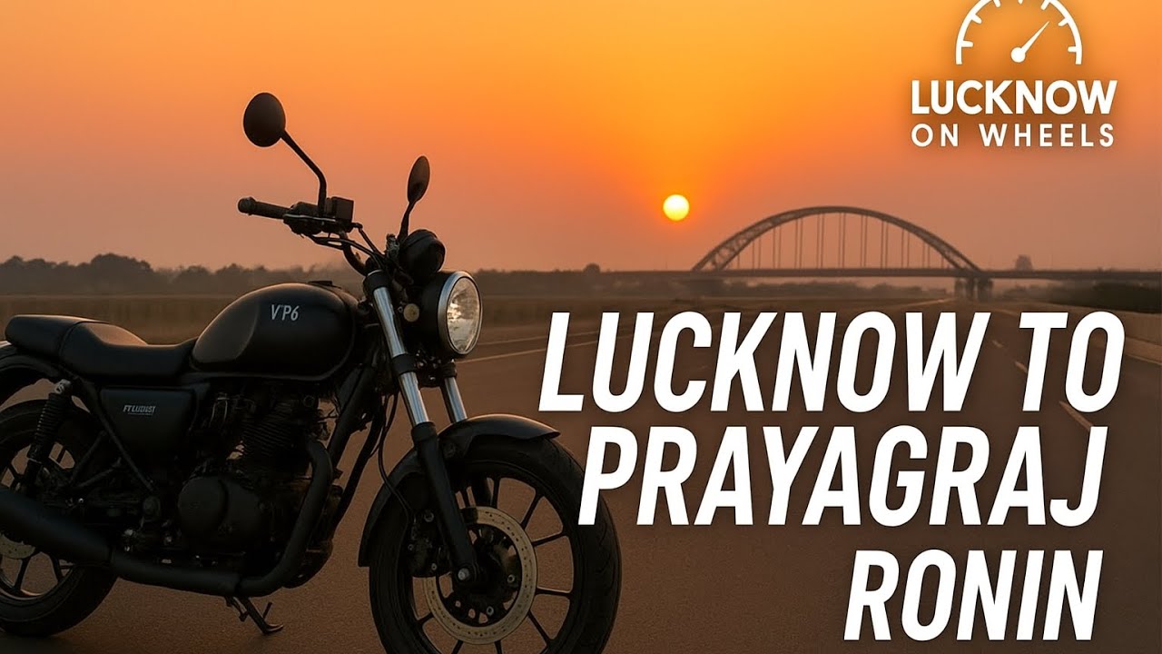 Lucknow to Prayagraj Solo Bike Ride | City to Highway | Ronin #LucknowToPrayagraj #MotoVloging