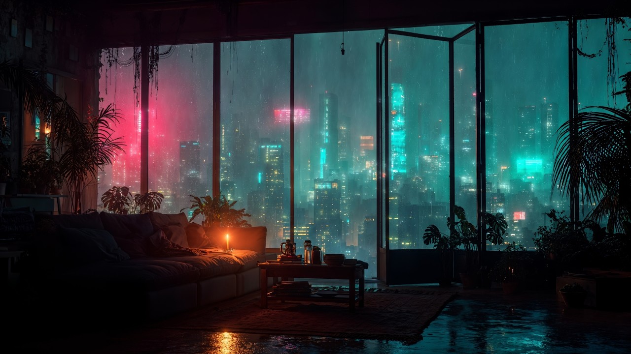 🎵 Rain in Amekura: Views around the City | Multi-scene |  🌧️ Latin track is Rain only | 4K | 10 hrs