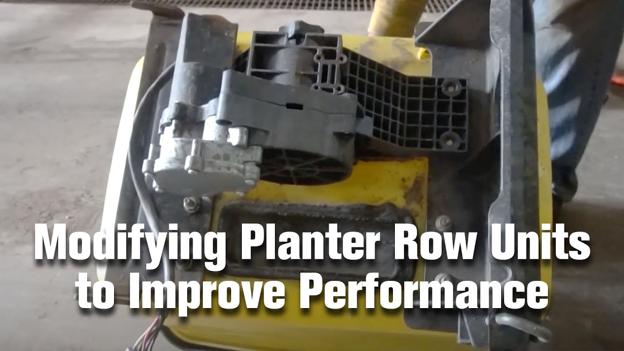 Modifying Planter Row Units to Improve Performance in Strip-Tilled Fields