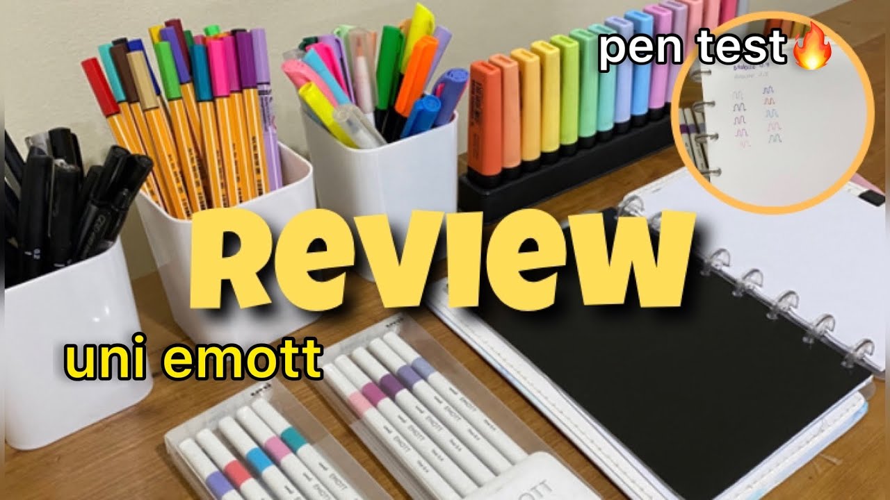 REVIEW CANETA UNI EMOTT | testando + comentando #review #pentest #comenta #uniball