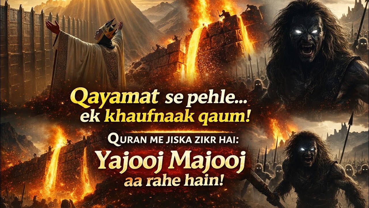 “Qayamat se pehle ek aisi qaum niklegi…jiska zikr Quran me hai…# Yajooj Majooj# islamic Story Hindi#