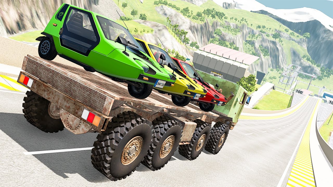 High Speed Jumps #16 - BeamNG DRIVE | SmashChan