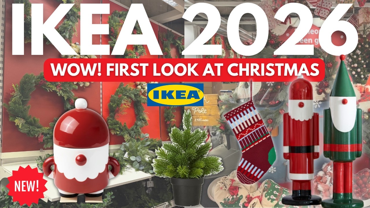 Рождественская коллекция IKEA 2026 🎄 ЭКСКЛЮЗИВНЫЙ ПЕРВЫЙ ВЗГЛЯД на НОВИНКИ | В ЭТОМ ГОДУ ПРОСТО С...