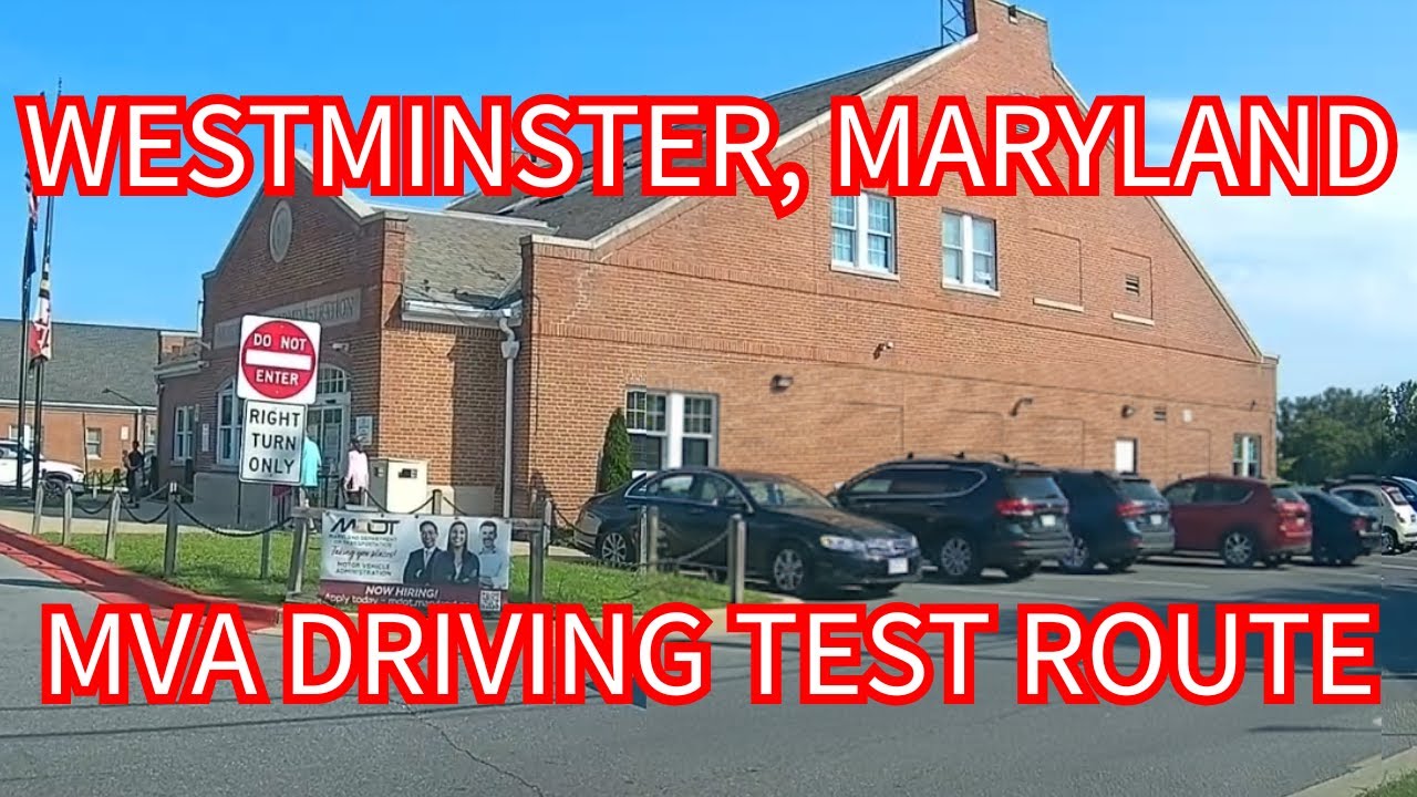 Westminster, Maryland - MVA Driving Test Route (2026)