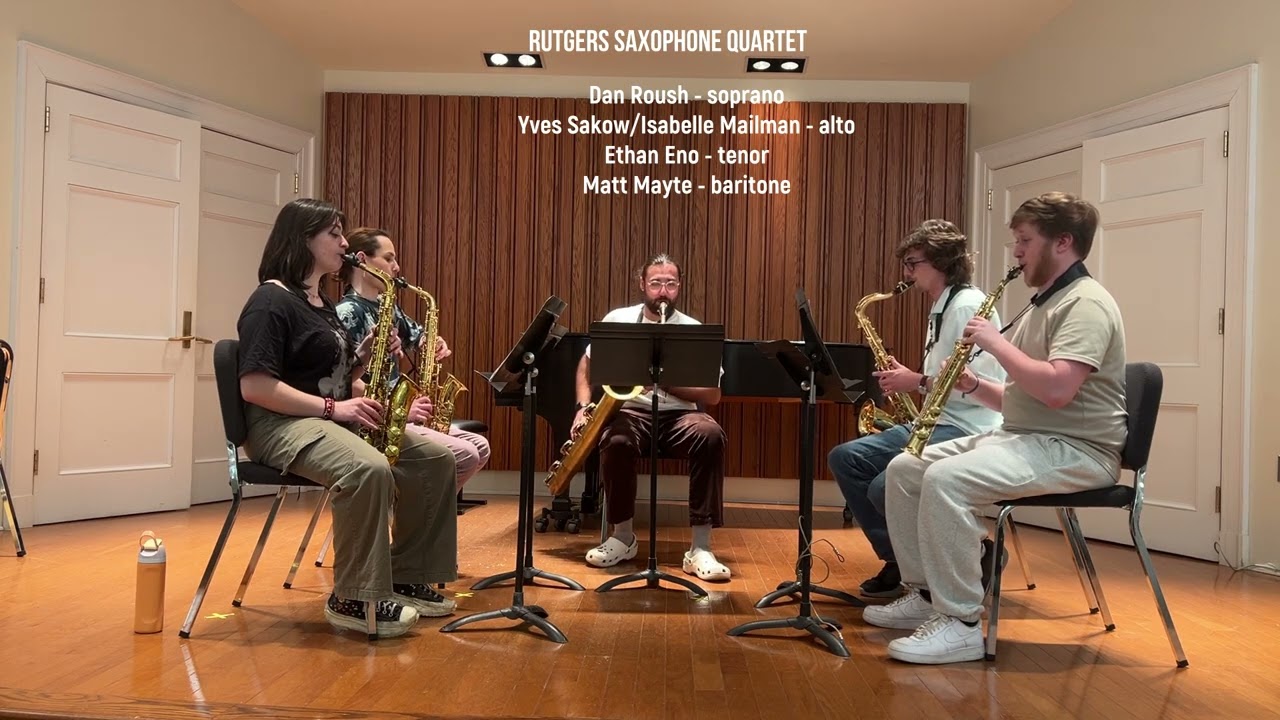 Grainger's Spoon River  arranged by Paul Cohen for SAATB saxophone quintet
