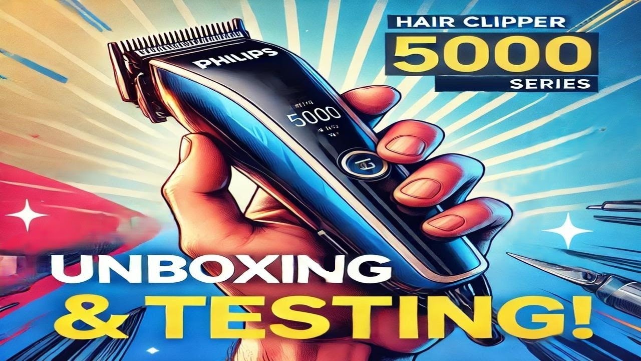 Philips Hair Clipper 5000series - Unboxing i Test ✂️💇&zwj;♂️ Maszynki do Użytku Domowego 🏠