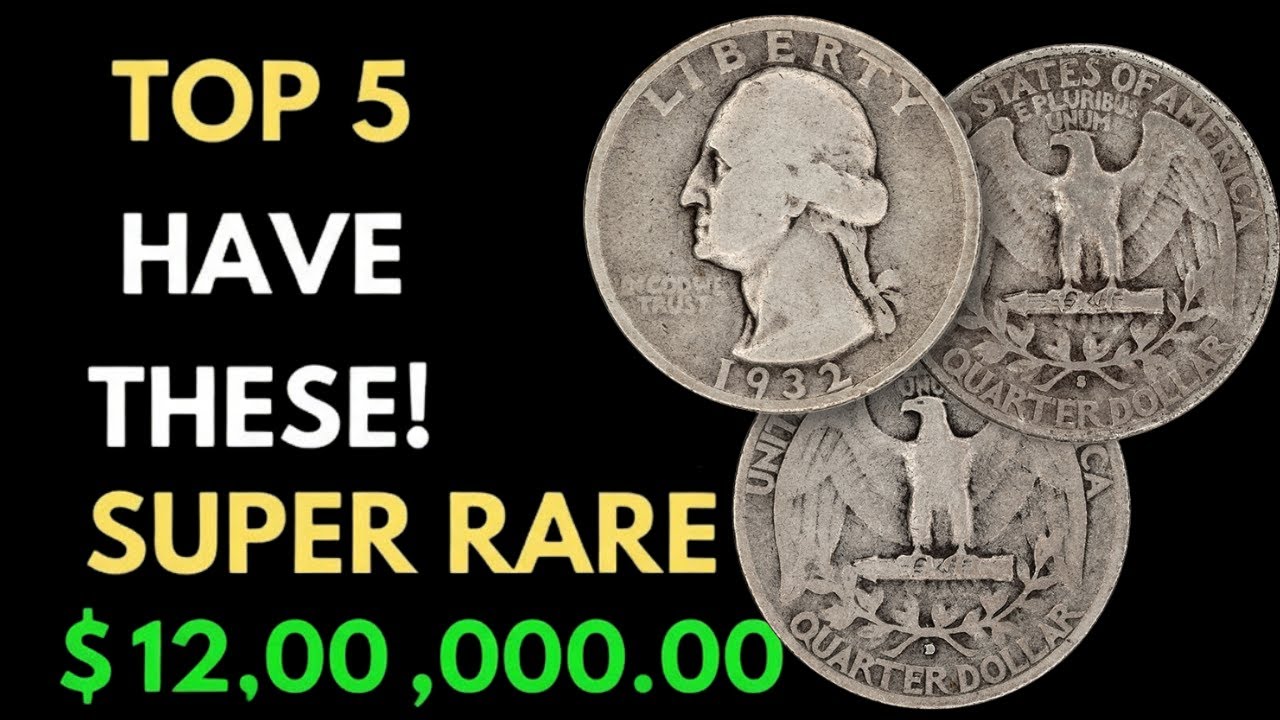 TOP 5 You Might Be Rich!! Most Valuable Rare Quarter Dollar Coins Worth HUGE MONEY!!